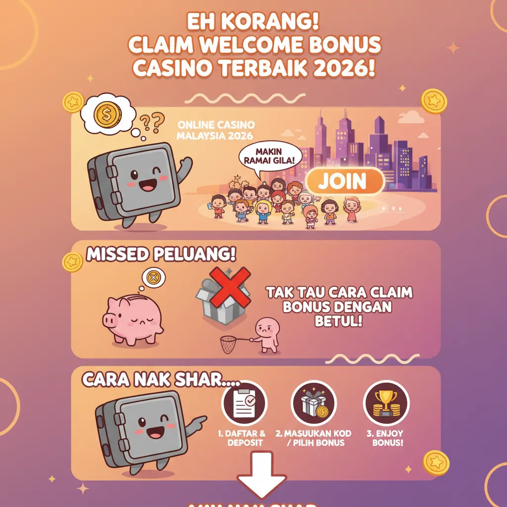 Cara Claim Welcome Bonus Casino Terbaik