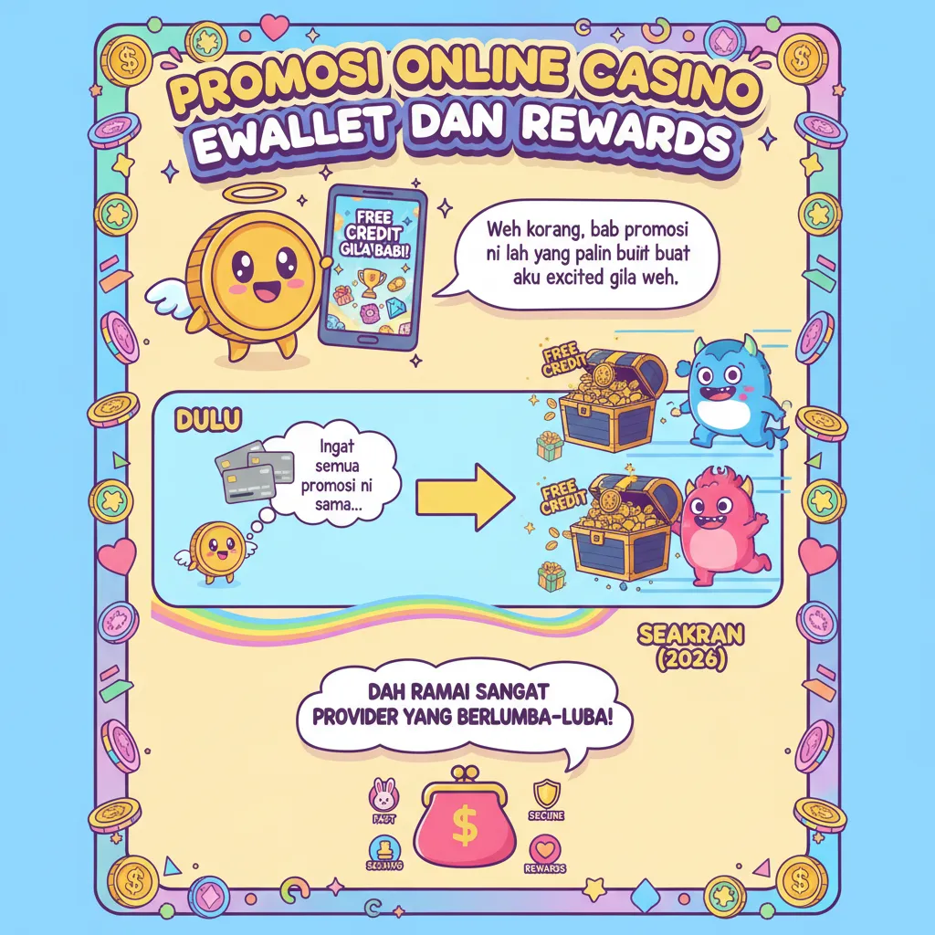 Promosi Online Casino Ewallet Dan Rewards