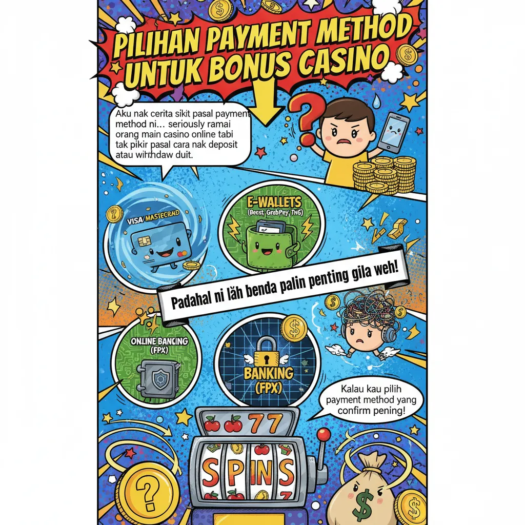 Pilihan Payment Method Untuk Bonus Casino